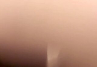 Alive and kicking Cum with BBC Dildo and Stockings