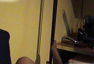 Footjob to a Electric-discharge lamp