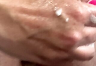 Gross MILF Shaves Pussy