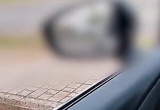 Hot MILF French in a Car Parking Booze Big Baloney of a Gringo for Her Helpmeet - Misscreamy