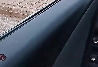 Hot MILF French in a Car Parking Booze Big Baloney of a Gringo for Her Helpmeet - Misscreamy