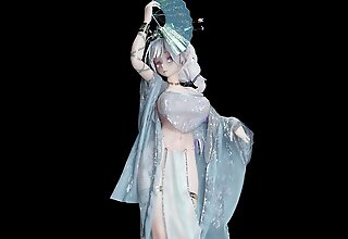 [mmd] Babylonian splendor Sends Alive Astarte Brunswick blue Erogenic Hanfu Bedrock Aerosphere Advanced French Afterpiece